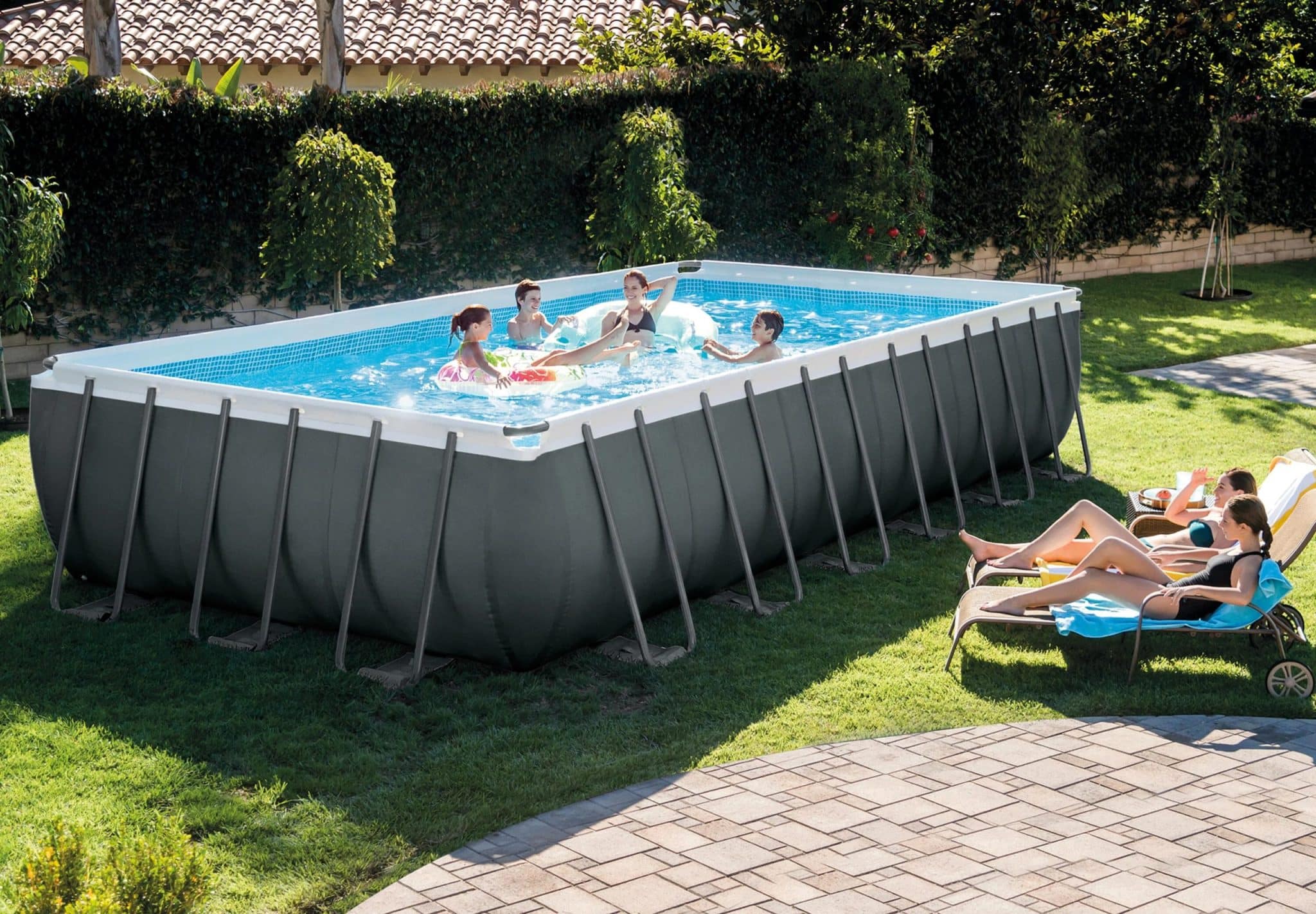 Piscine tubulaire INTEX Ultra XTR rectangulaire