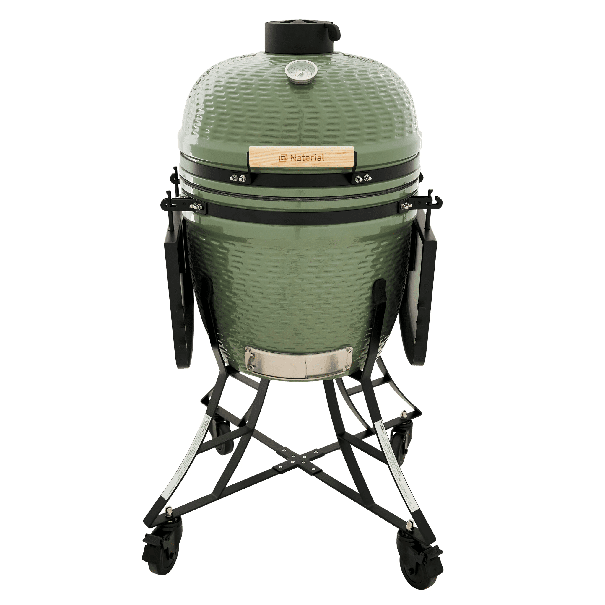 Kamado Barbecue Céramique Charbon NATERIAL Kaki