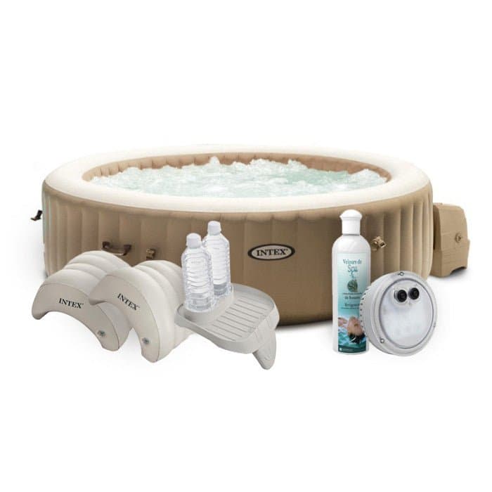 Pack Spa Gonflable Sahara 4 places + Accessoires